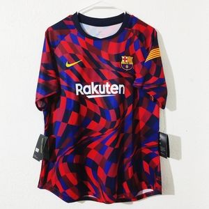 Nike FC Barcelona Pre-Match Soccer Jersey 20/21